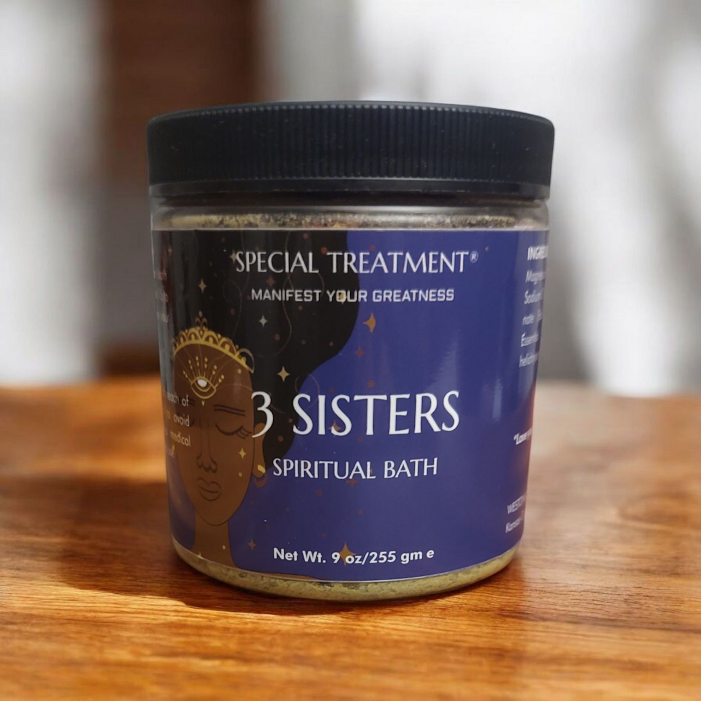3 Sisters Spiritual Bath – Ritual Bath for Releasing Negativity – 9 oz