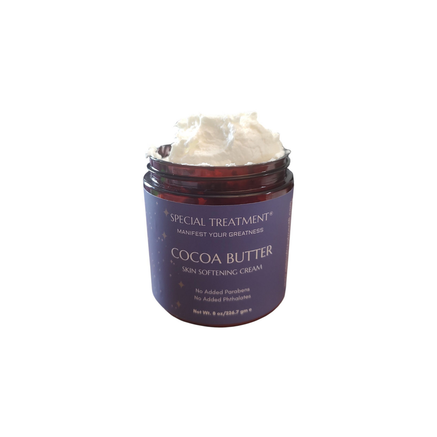 Cocoa Butter Skin Softening Cream – Shea Butter & Botanical Oils – 8 oz