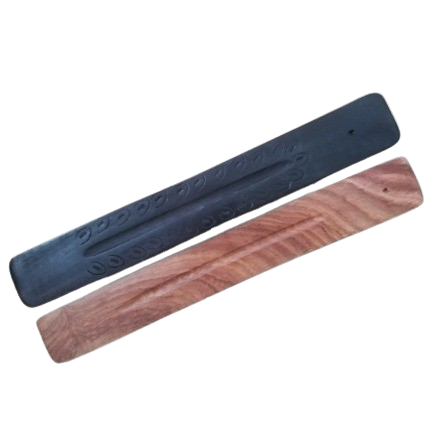 Classic Wooden Incense Holder – Black or Brown