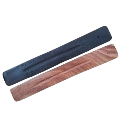 Classic Wooden Incense Holder – Black or Brown