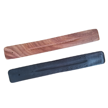 Classic Wooden Incense Holder – Black or Brown