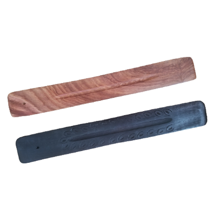 Classic Wooden Incense Holder – Black or Brown